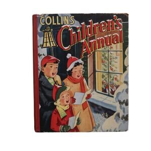 Collins Children's Annual 1950 Hardcover Illustrated Children's Book Vintage